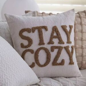 Stay Cozy Throw Pillow Cover