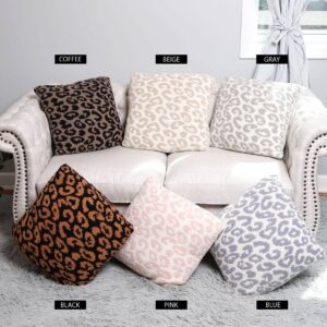 faire_b3_11 Luxury Soft Leopard Print Cushion Cover